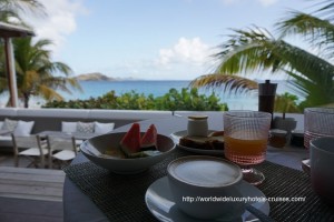 Cheval Blanc St. Barts - Breakfast Izumi Ogawa Vision Travel