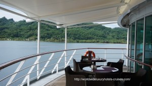 Paul Gauguin Cruises Tahiti & Society Islands Luxury Travel Virtuoso Izumi Ogawa Trip agent vacation advisor Vision French Polynesia Cruise ship boat huahine