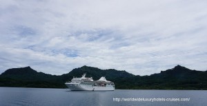 Paul Gauguin Cruises Tahiti & Society Islands Luxury Travel Virtuoso Izumi Ogawa Trip agent vacation advisor Vision French Polynesia Cruise ship boat huahine