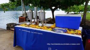 Paul Gauguin Cruises Tahiti & Society Islands Luxury Travel Virtuoso Izumi Ogawa Trip agent vacation advisor Vision French Polynesia Cruise ship boat huahine