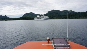 Paul Gauguin Cruises Tahiti & Society Islands Luxury Travel Virtuoso Izumi Ogawa Trip agent vacation advisor Vision French Polynesia Cruise ship boat huahine