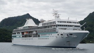 Paul Gauguin Cruises Tahiti & Society Islands Luxury Travel Virtuoso Izumi Ogawa Trip agent vacation advisor Vision French Polynesia Cruise ship boat huahine