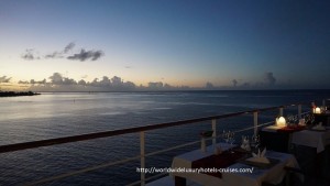 Paul Gauguin Cruises Tahiti & Society Islands Luxury Travel Virtuoso Izumi Ogawa Trip agent vacation advisor Vision French Polynesia Cruise ship boat ocean water sand beach Moorea shark stingray