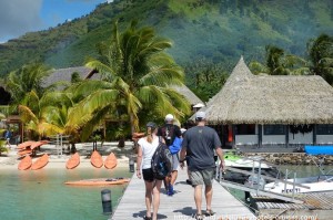Paul Gauguin Cruises Tahiti & Society Islands Luxury Travel Virtuoso Izumi Ogawa Trip agent vacation advisor Vision French Polynesia Cruise ship boat ocean water sand beach Moorea shark stingray