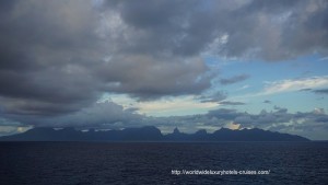 Paul Gauguin Cruises Tahiti & Society Islands Luxury Travel Virtuoso Izumi Ogawa Trip agent vacation advisor Vision French Polynesia Cruise ship boat Bora Bora ocean water sand beach Moorea