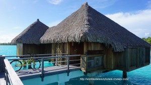 St. Regis Resort Bora Bora overwater bungalow snorkel room bath bed Tahiti Society Islands Luxury Travel Virtuoso Izumi Ogawa Trip agent vacation advisor Vision French Polynesia Cruise ship boat ocean water sand beach