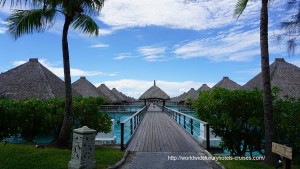 St. Regis Resort Bora Bora overwater bungalow snorkel room bath bed Tahiti Society Islands Luxury Travel Virtuoso Izumi Ogawa Trip agent vacation advisor Vision French Polynesia Cruise ship boat ocean water sand beach