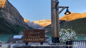 Izumi, Ogawa, Vision, travel, luxury, vacation, Alberta, Canada, Fairmont Chateau Lak Louise, hotel, property, virtuoso, amenities, food, restaurant, Lake Louise, Mountain, agent, advisor, city, pool, Lake, Bear, Canoe, Japanese, French, English, stay, night, bed, bathroom, suite, room, accommodation, hike